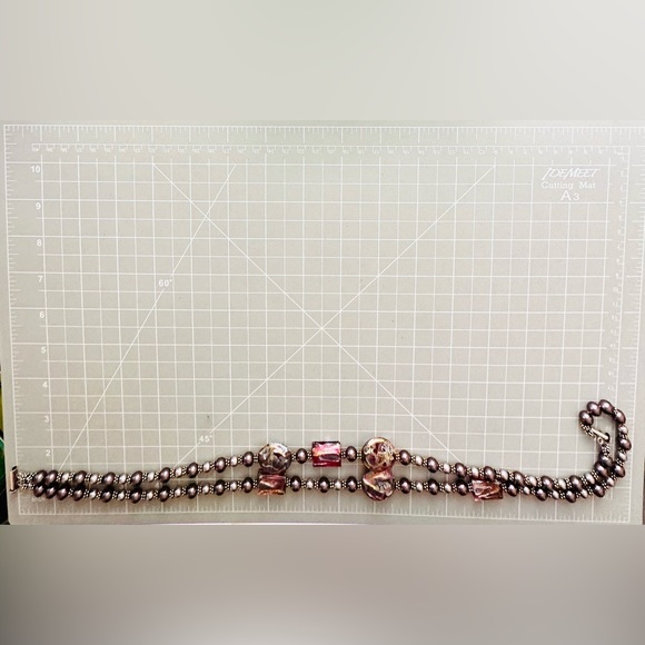 Vintage Beautiful Art Glass 925 NECKLACE - Picture 14 of 17